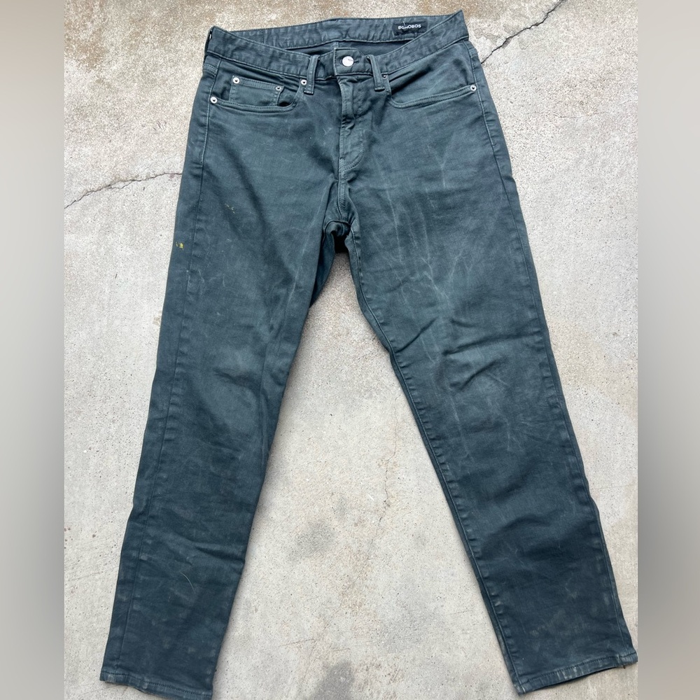 Bonobos Vintage Washed Gray Jeans Size 31 x 30